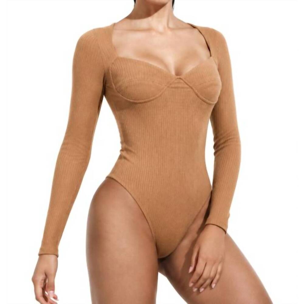 NEW THE ATHLETIC SIDE OF US lady liberty long sleeve ribbed leotard – sustainabl